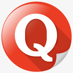 Quora互联网标志媒体现代Quora社图标高清图片