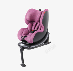 紫色安全座椅素材