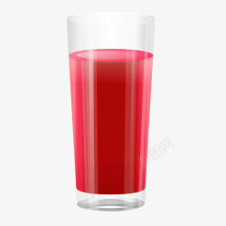 一瓶山楂汁红色杯装山楂汁饮料高清图片