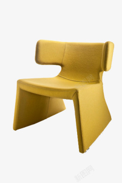 现代简约黄色装饰椅子素材