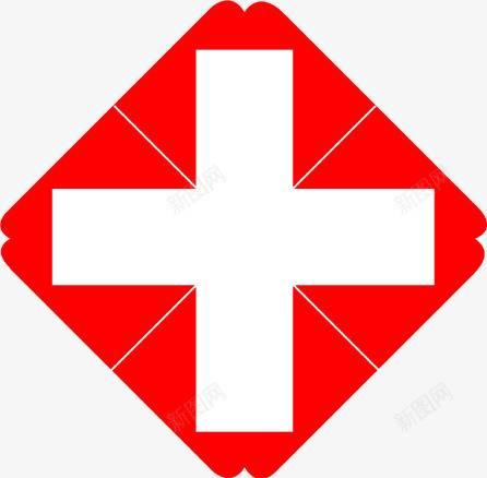红色红十字医院宣传png免抠素材_新图网 https://ixintu.com 医院 宣传 红十字 红色