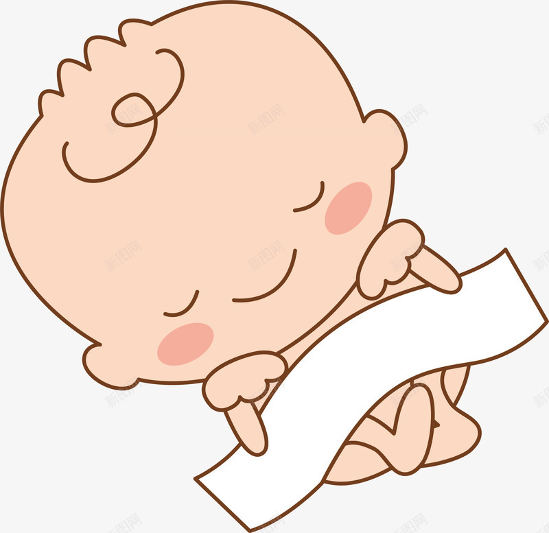 卡通婴儿矢量图ai免抠素材_新图网 https://ixintu.com 卡通手绘素材 婴儿 手绘人物 插画 矢量素材 矢量图