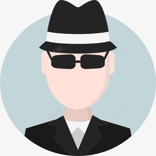 间谍图标png_新图网 https://ixintu.com 专业代理 人 人头像 侦探 工作 用户 职业 间谍