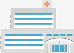 高楼医院卡通医院高清图片