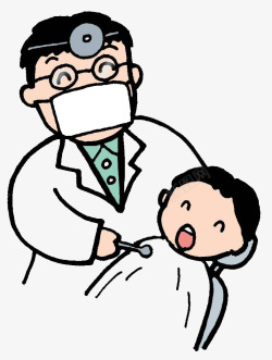儿科医护人员插图儿科医生高清图片