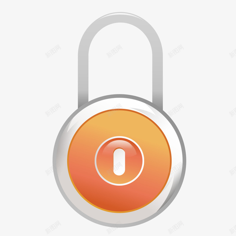 锁头创意图标png_新图网 https://ixintu.com 质感 钥匙 锁头 锁头标志