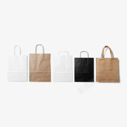 购物手拎袋纸袋集锦高清图片