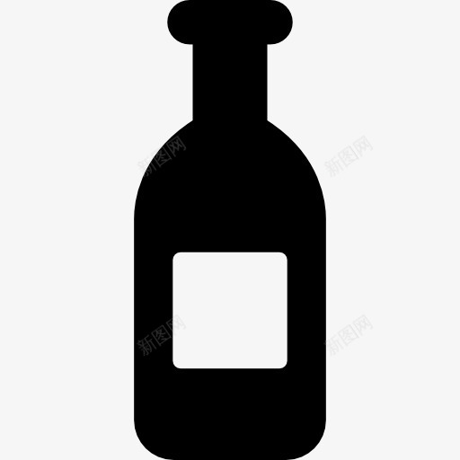 瓶子里的水图标png_新图网 https://ixintu.com 水 食品 饮料 饮料瓶