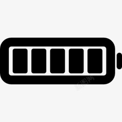电池未充满完整的电池充电状态界面符号图标高清图片