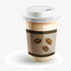 热饮杯卡通咖啡杯矢量图高清图片