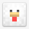 Chicken鸡Minecraft的头像图标高清图片