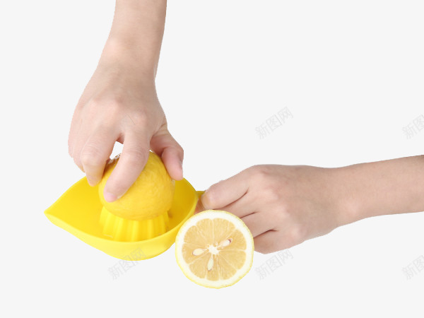 榨汁器柠檬png免抠素材_新图网 https://ixintu.com 产品实物 手拧 柠檬 榨汁器 水果
