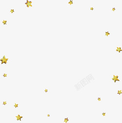 黄色星星背景素材