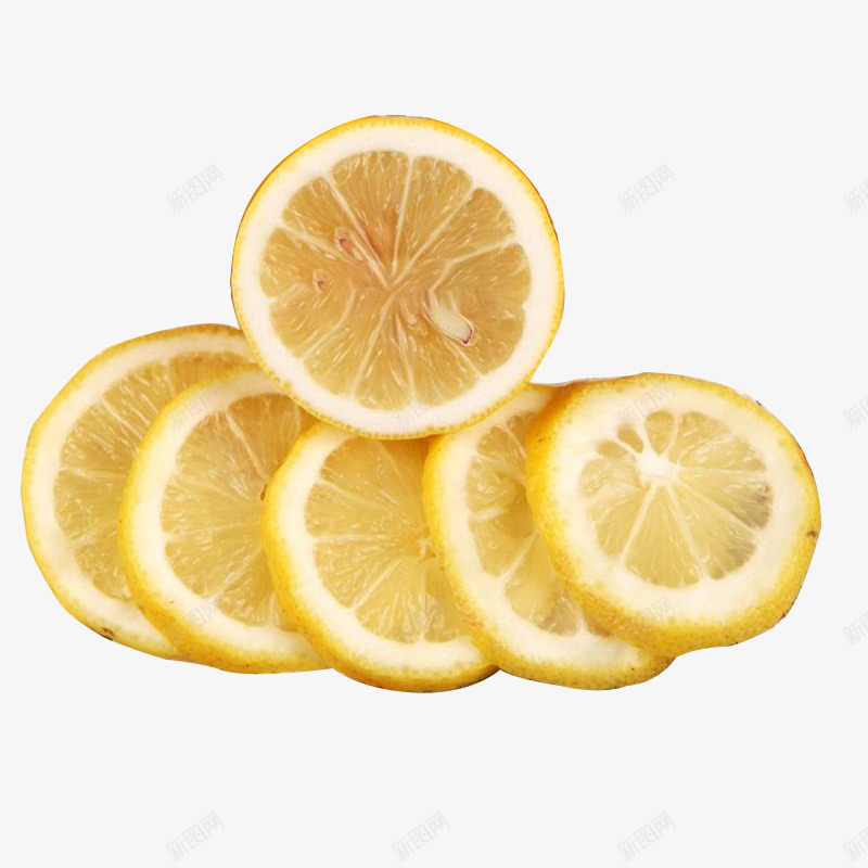 新鲜柠檬片png免抠素材_新图网 https://ixintu.com 切开的柠檬 柠檬 柠檬片 水果