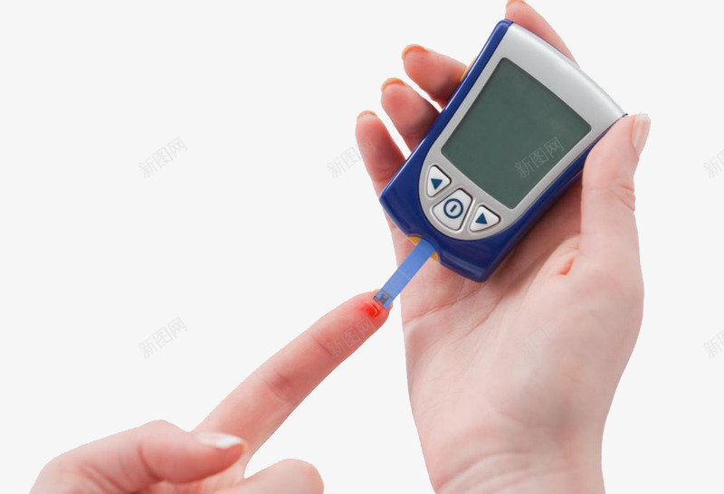 扎手指进行血糖检测png免抠素材_新图网 https://ixintu.com 扎手指 检测 胰岛素 血糖 进行