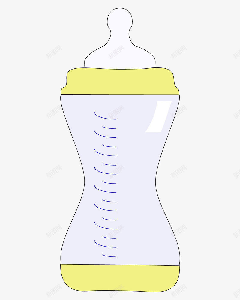 白色婴儿奶瓶矢量图ai免抠素材_新图网 https://ixintu.com 婴儿奶瓶 宝贝 白色 矢量奶瓶 矢量图