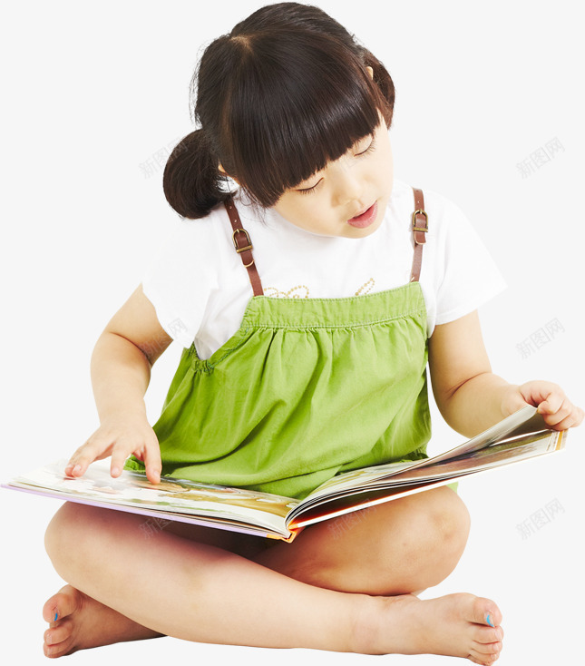 可爱夏日读书女孩学习png免抠素材_新图网 https://ixintu.com 可爱 夏日 女孩 学习 读书