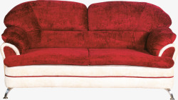 红色现代沙发素材