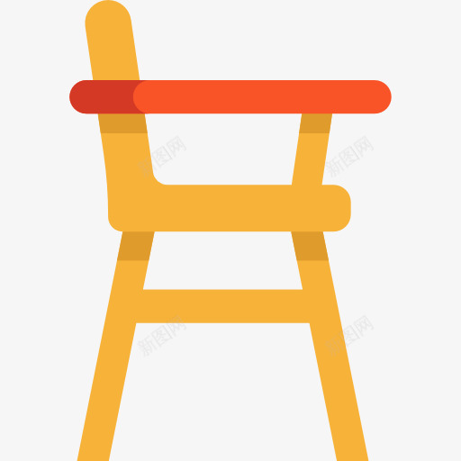 高椅图标png_新图网 https://ixintu.com 优雅 古董 喂养椅子 婴儿椅 家具 家具和家居 高椅