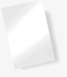 白色亮光方形纸片素材