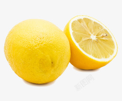 进口黄柠檬片摄影新鲜进口黄柠檬摄影高清图片