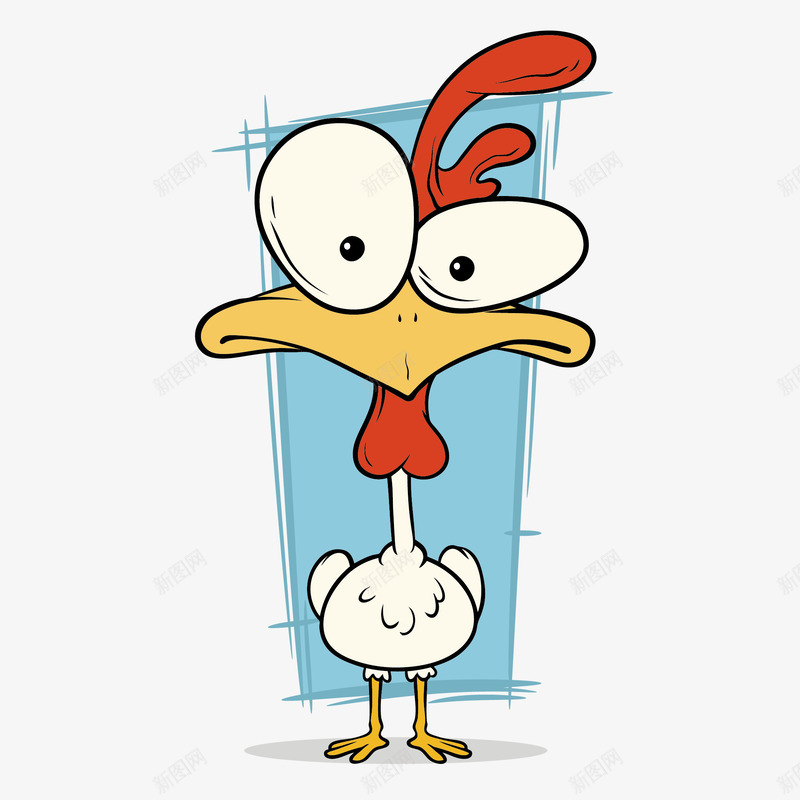 我是一只小公鸡png免抠素材_新图网 https://ixintu.com 动物 卡通 宝宝 宝宝卡通