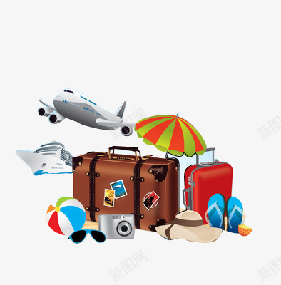 说走就走的旅行png免抠素材_新图网 https://ixintu.com 幸福之旅 浪漫夏日 蜜月旅行