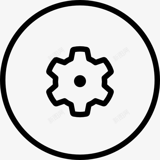 配置盘界面按钮的圆形图标png_新图网 https://ixintu.com 圆卷1 圆轮 工具 接口 设置 轮 配置