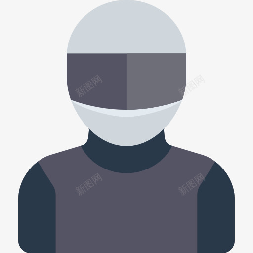 骑摩托车的人图标png_新图网 https://ixintu.com 人头像 保护 头盔 工作 职业 职业摩托车手