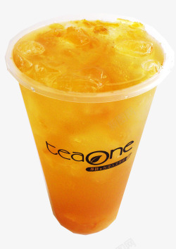 一杯柚子茶休闲饮品黄色柚子茶高清图片