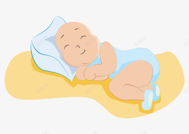 睡觉的婴儿png免抠素材_新图网 https://ixintu.com 卡通手绘 婴儿 宝宝 小孩 熟睡 熟睡的婴儿 睡眠 睡觉 进入梦乡