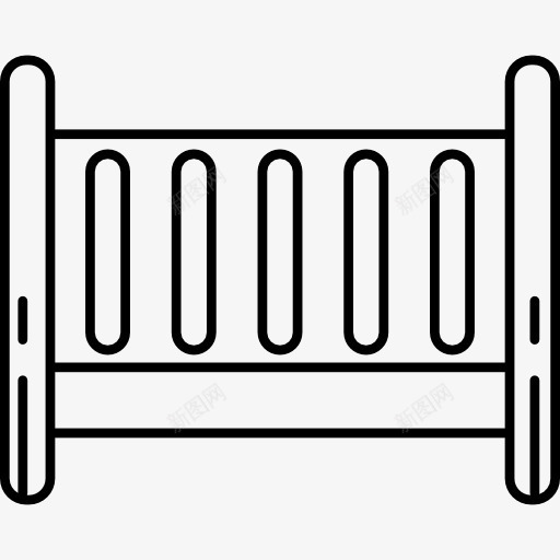婴儿床图标png_新图网 https://ixintu.com 婴儿床 建筑 摆动的摇篮 摇篮床 摩西的篮子里 矮床
