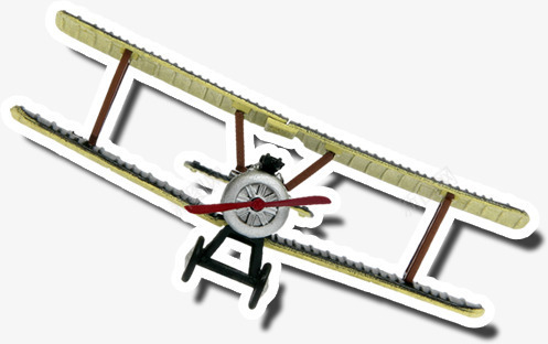剪贴薄飞机png免抠素材_新图网 https://ixintu.com 扁平 纸片 装饰 飞机