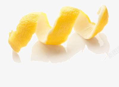 柠檬皮png免抠素材_新图网 https://ixintu.com 维C 阴影 黄色