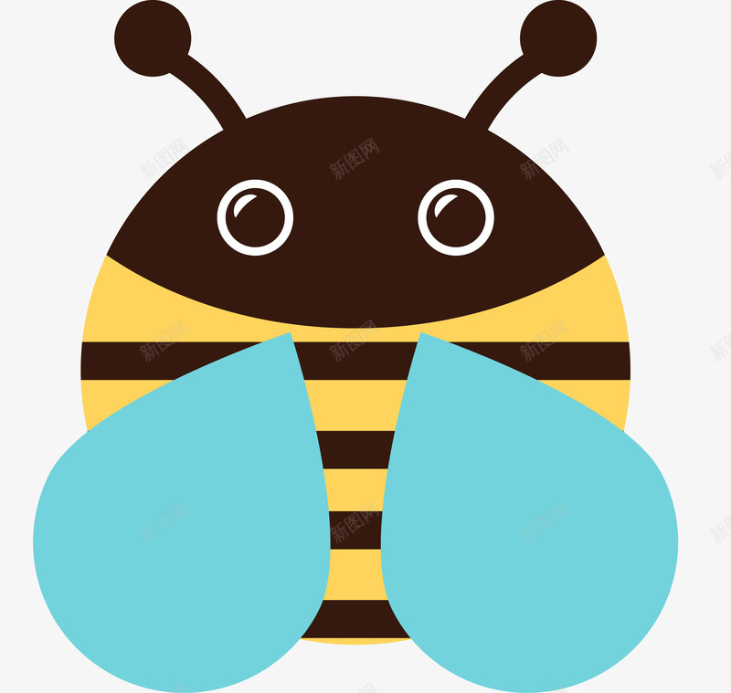 可爱森林动物头像png免抠素材_新图网 https://ixintu.com 动物 可爱 头像 森林 蜜蜂