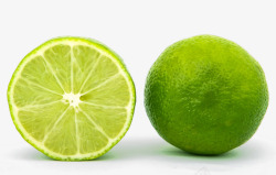 绿柠檬绿色的柠檬素材
