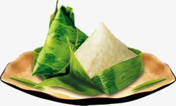 绿色粽子食物端午节日糯米素材