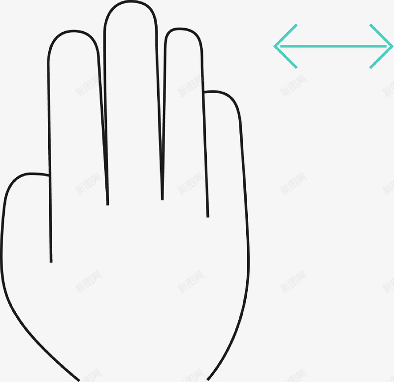 左右滑动的手势矢量图图标ai_新图网 https://ixintu.com touch touch手势 上下滑动 图标 圆环 手势 手势图标 手指 扫描 滑动 点击 箭头 触屏 触屏手势 高科技 矢量图