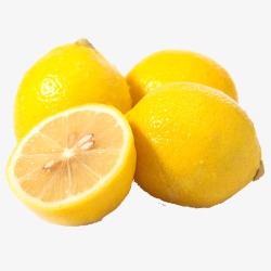 一堆柠檬素材