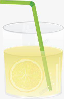 一杯柠檬汁素材