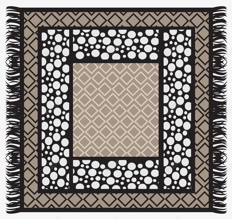 褐色方形迷你地毯png免抠素材_新图网 https://ixintu.com 卡通地毯 地毯铺装 方形地毯 现代地毯 矢量地毯 褐色 迷你