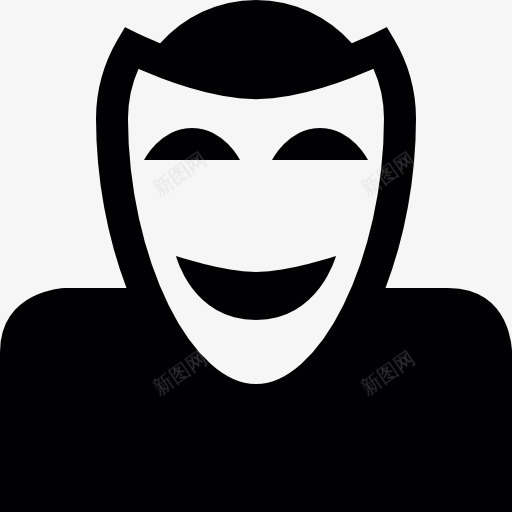 匿名图标png_新图网 https://ixintu.com 剖面 头像 快乐 用户 界面 面具 黑客 黑客小人