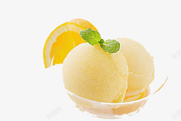 原味奶球柠檬png免抠素材_新图网 https://ixintu.com 冰凉 奶球 柠檬 雪球