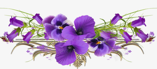 紫色花朵花枝png免抠素材_新图网 https://ixintu.com 图片 紫色 花朵 花枝