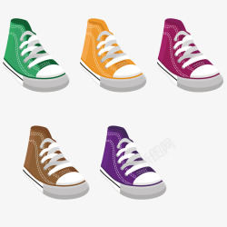彩色童鞋素材