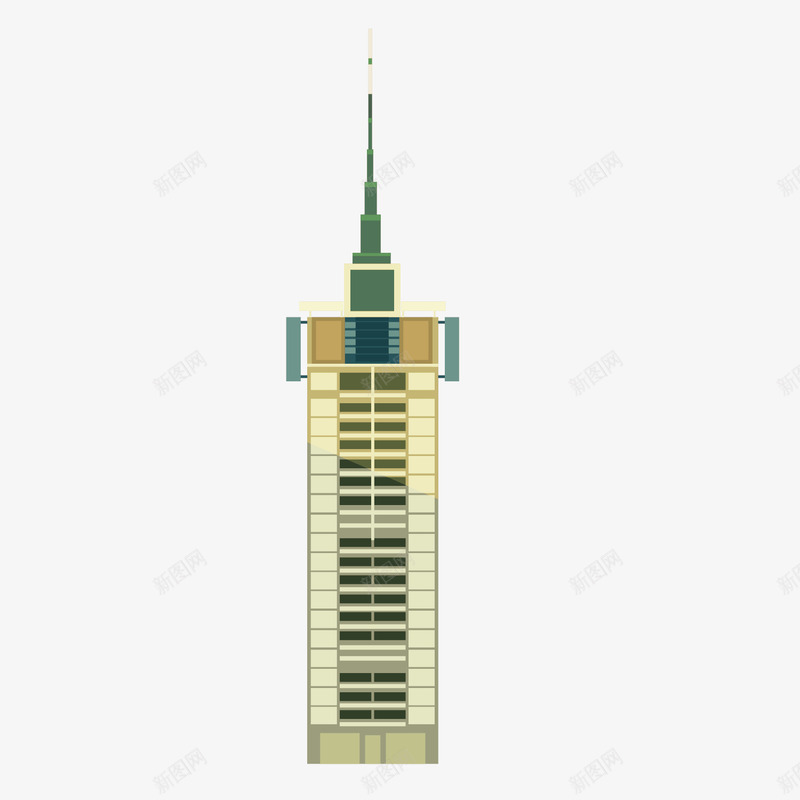 现代高楼png免抠素材_新图网 https://ixintu.com 图案 大楼 建筑 现代高楼 科技大楼