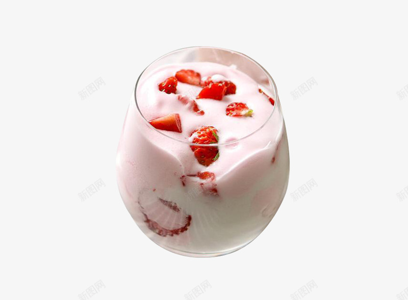 草莓思慕雪png免抠素材_新图网 https://ixintu.com 产品实物 夏日 思慕雪 水果 清凉 聚会 草莓