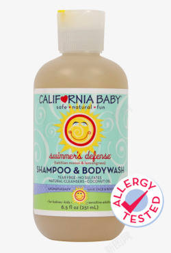 California加州宝宝柠檬草洗发沐浴二合一高清图片
