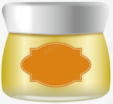 珍珠粉柠檬蜜带标签瓶子png免抠素材_新图网 https://ixintu.com 广告设计 柠檬 玻璃瓶 珍珠 粉 蜂蜜 设计