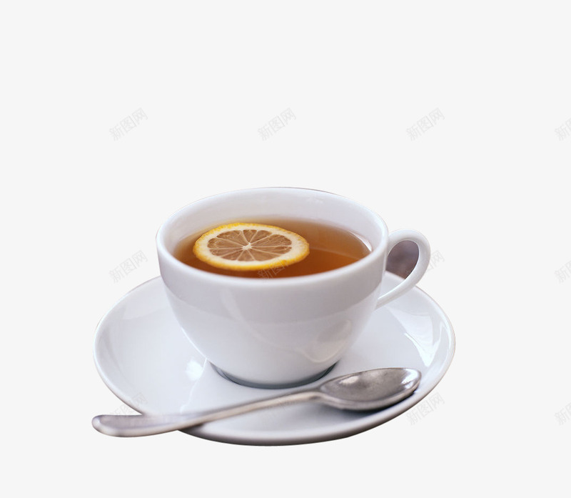 现代咖啡杯png免抠素材_新图网 https://ixintu.com 勺子 咖啡杯 杯子 柠檬 茶杯